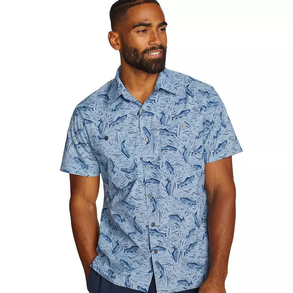 Men's Eddie Bauer Short Sleeve Rainier 3.0 Print Shirt,  Product Image