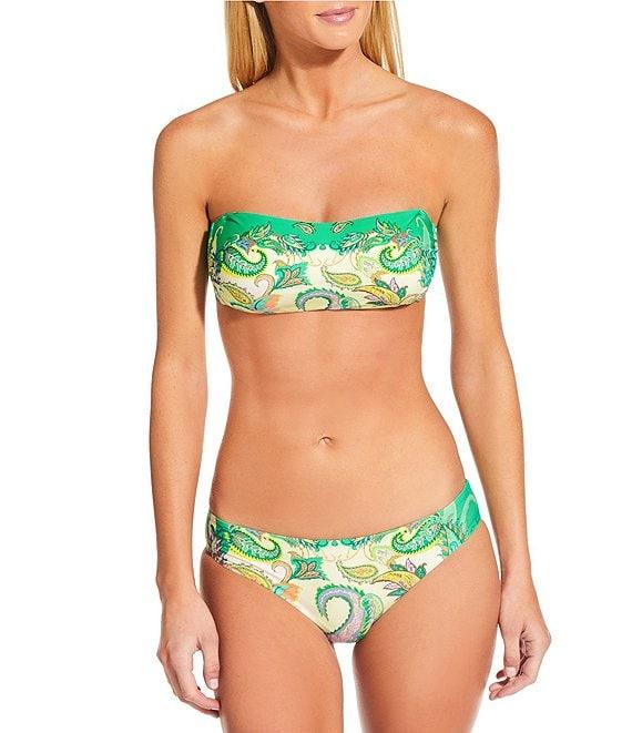Gianni Bini Paisley Retro Hipster Swim Bottom Product Image