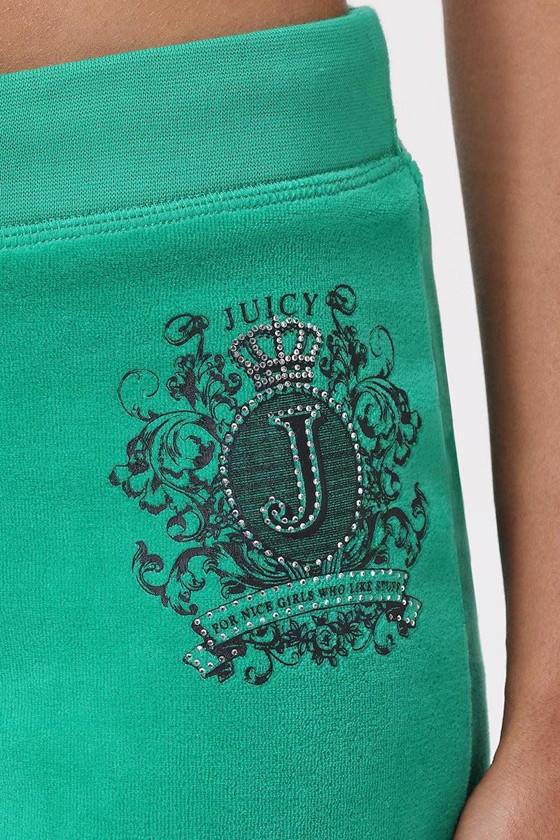 Heritage Graphic Cotton Velour Track Pants Product Image