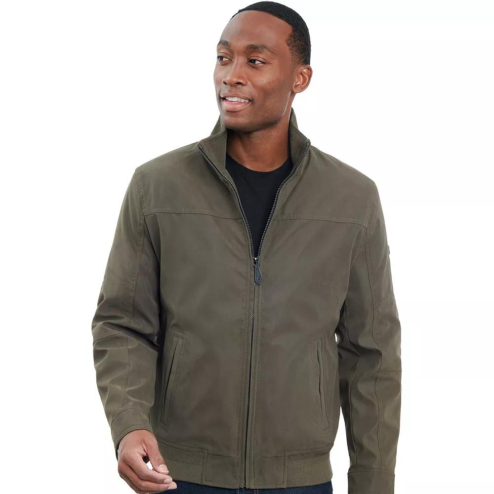 Men's London Fog Sherpa-Lined Microfiber Bomber Jacket,  Product Image