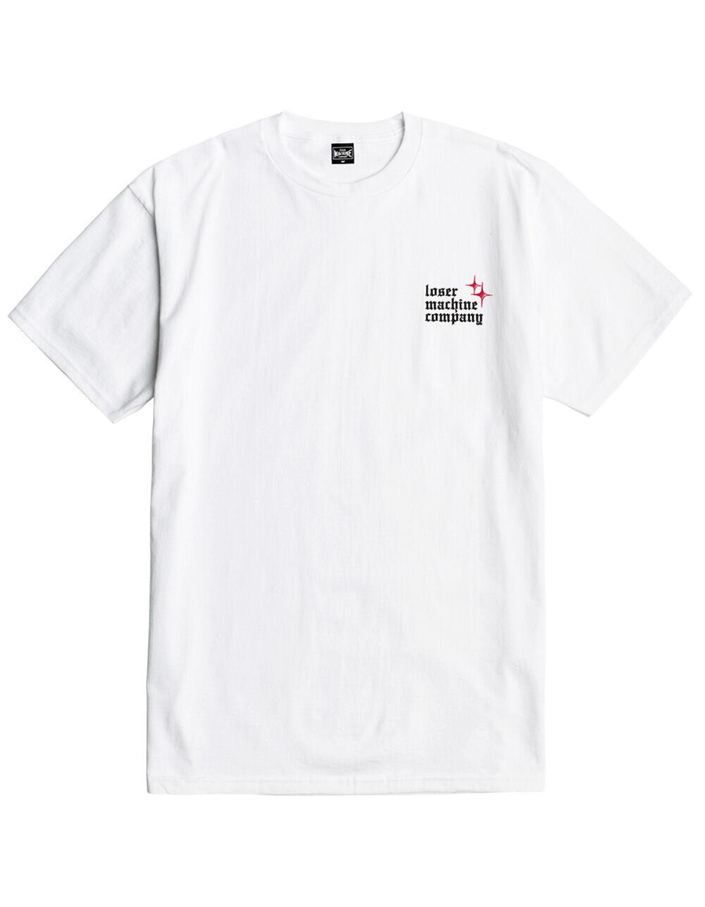 LOSER MACHINE 8 Ballz Mens Tee - WHITE Product Image