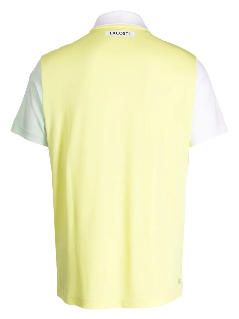 logo-appliqué colour-block polo shirt  Product Image