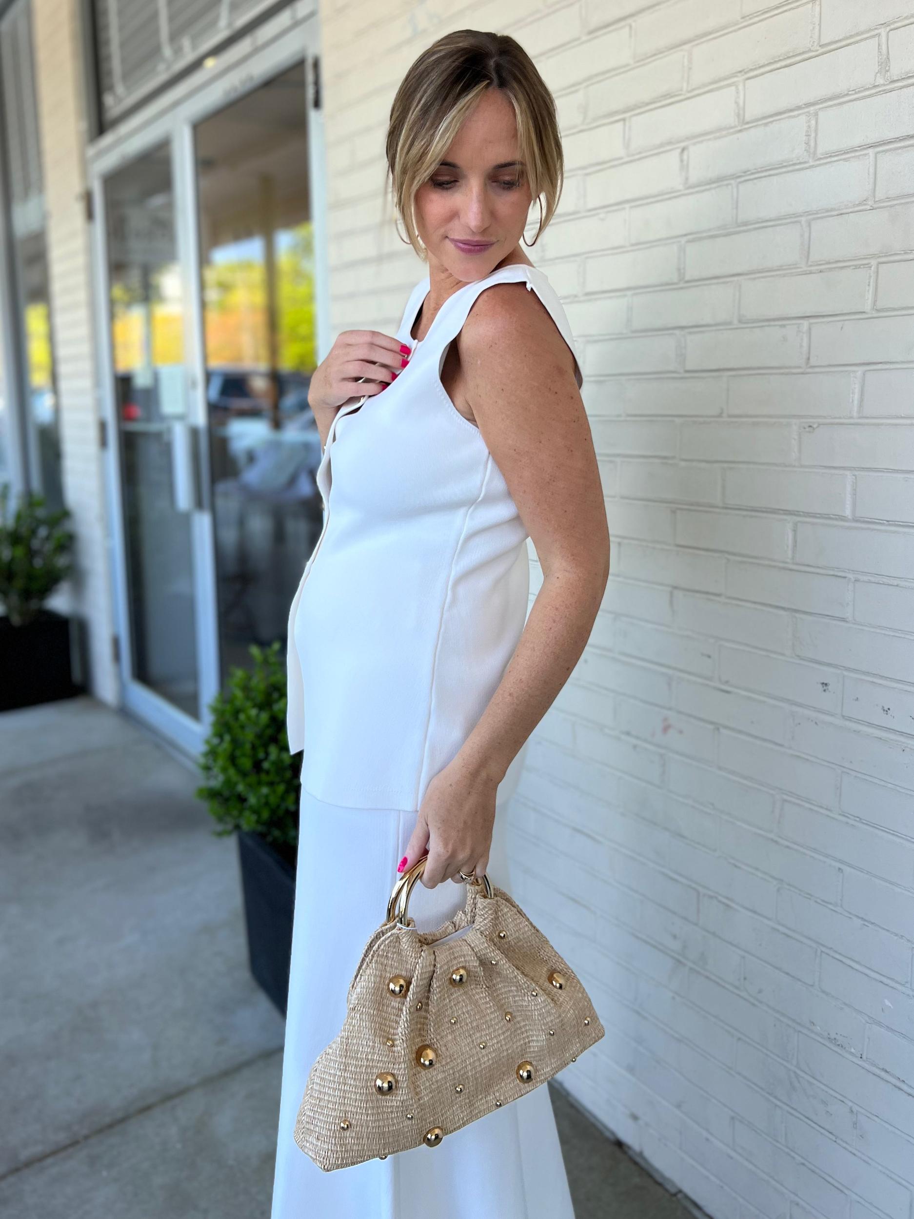 Lucia Gold Button Front Top Product Image