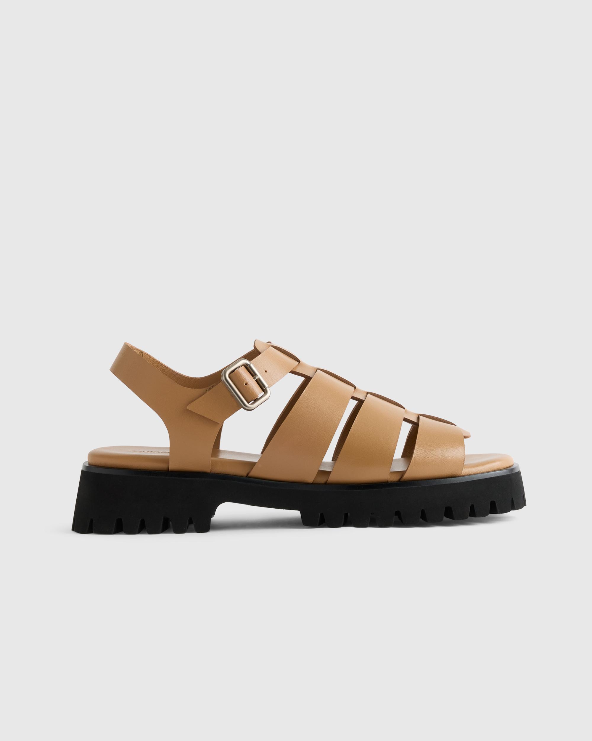 Quince | Women's Italian Leather Lug Sole Fisherman Sandal Product Image