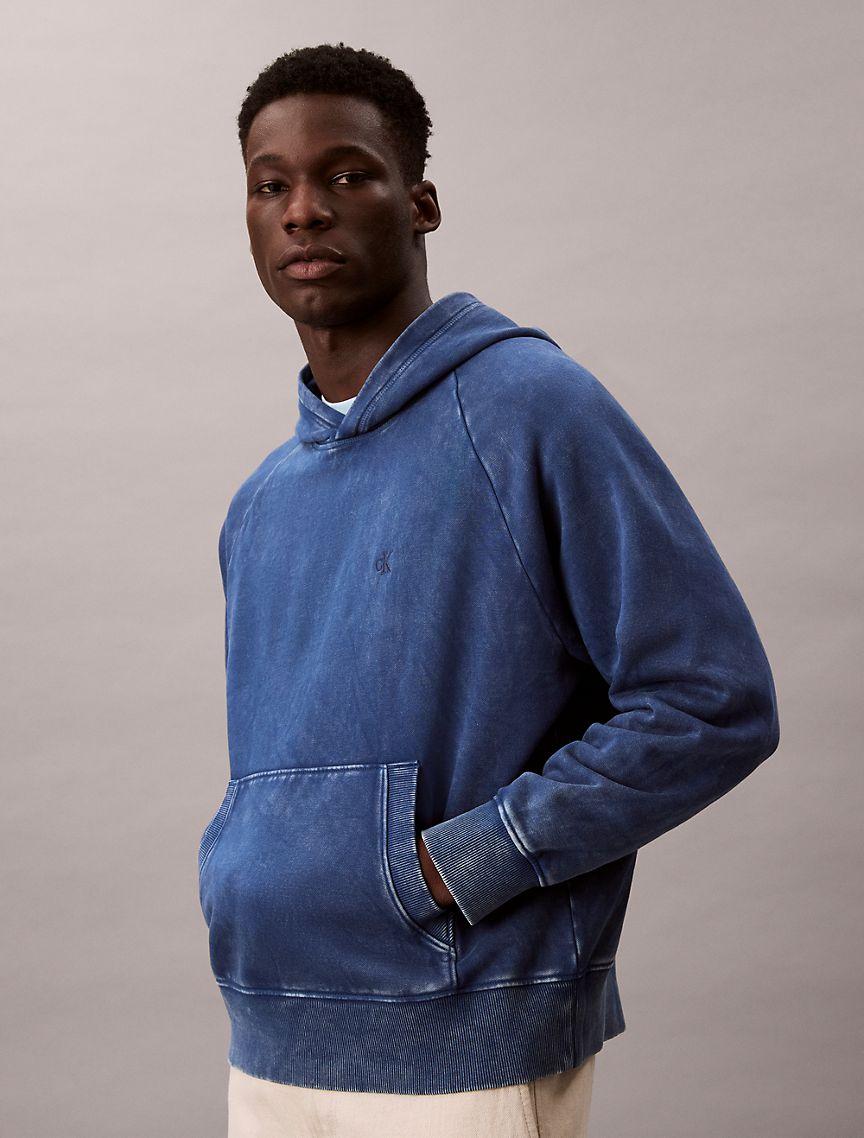 Washed Fleece Relaxed Hoodie Product Image