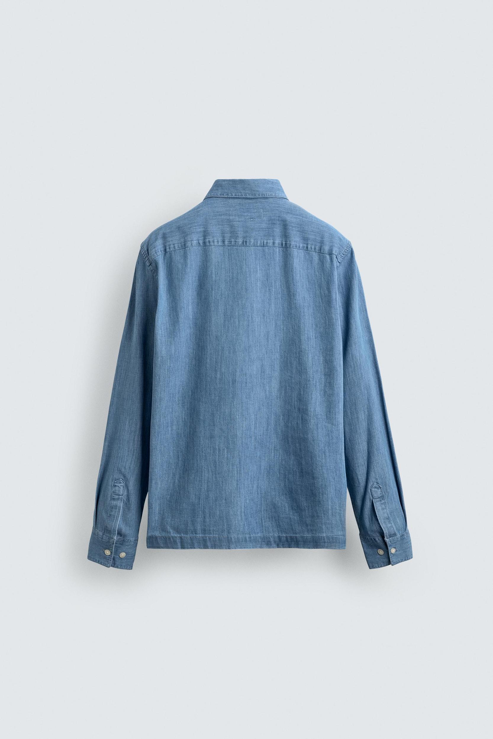 DENIM POCKET SHIRT Product Image