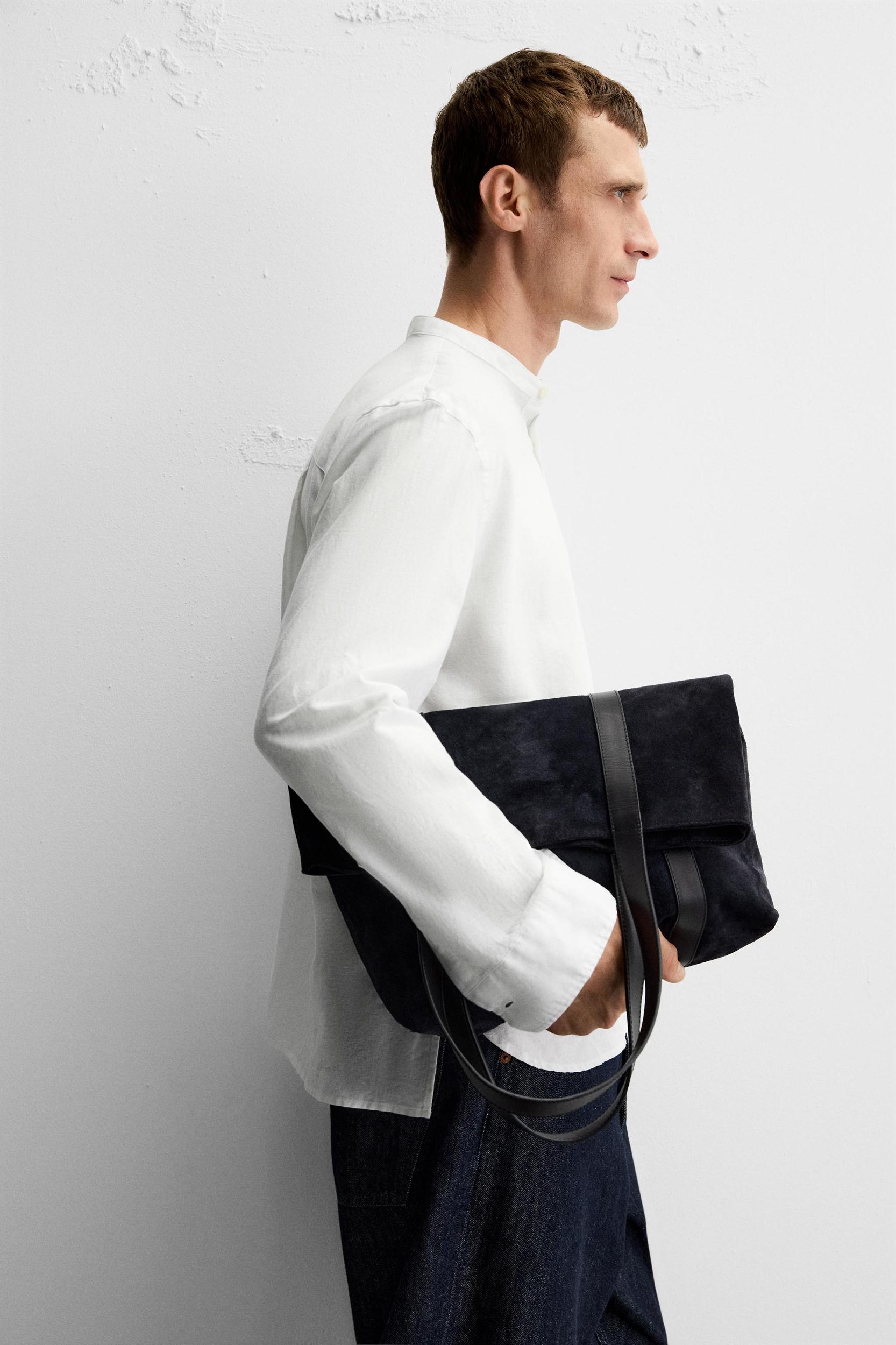 LINEN-COTTON POLO SHIRT Product Image