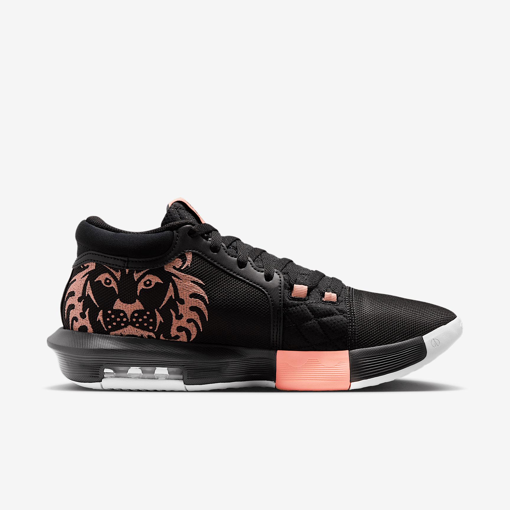 Nike Mens LeBron Witness VIII Basketball Shoes | HQ2139-001 Product Image