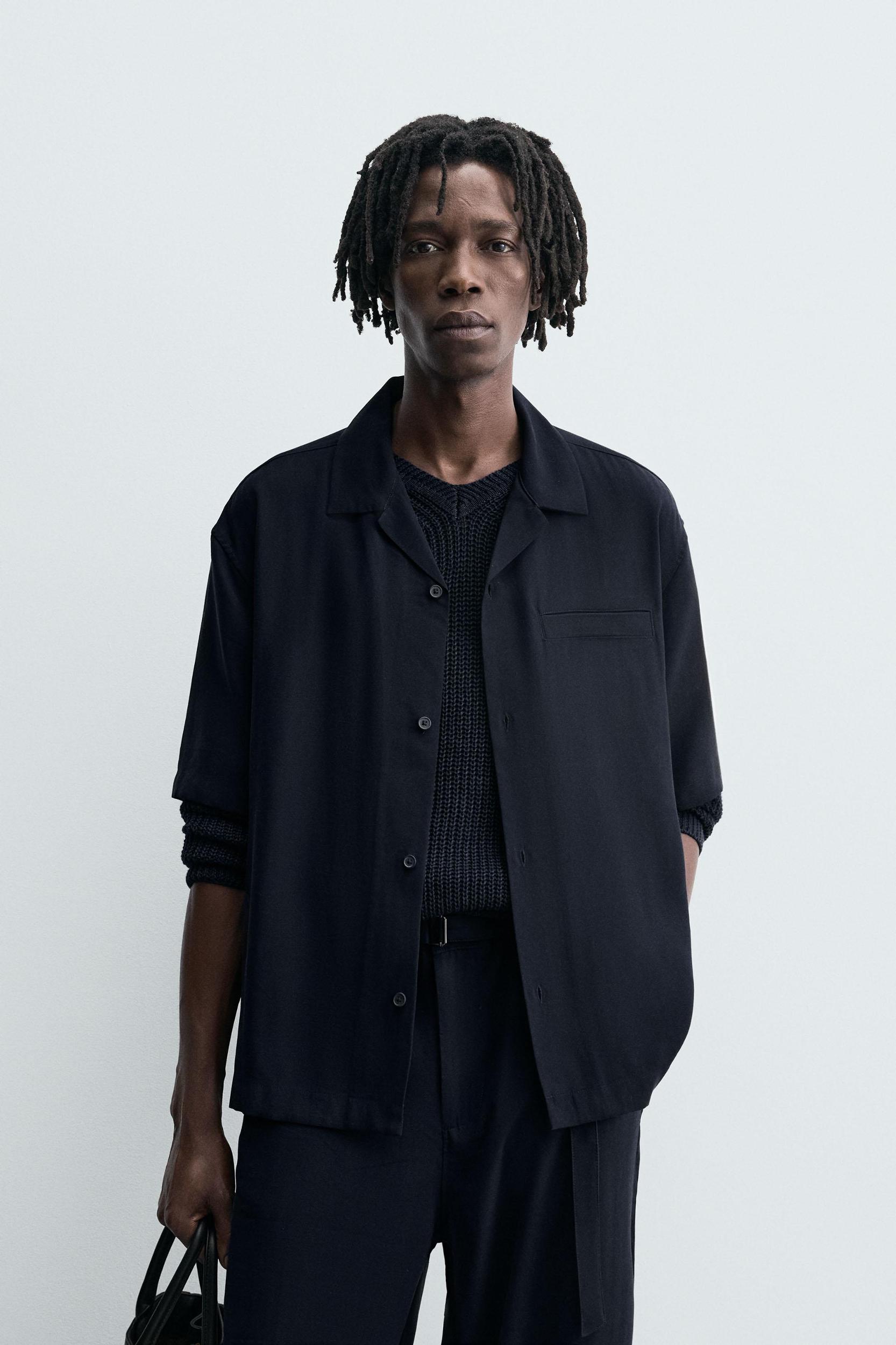 RELAXED FIT FLOWY SHIRT Product Image