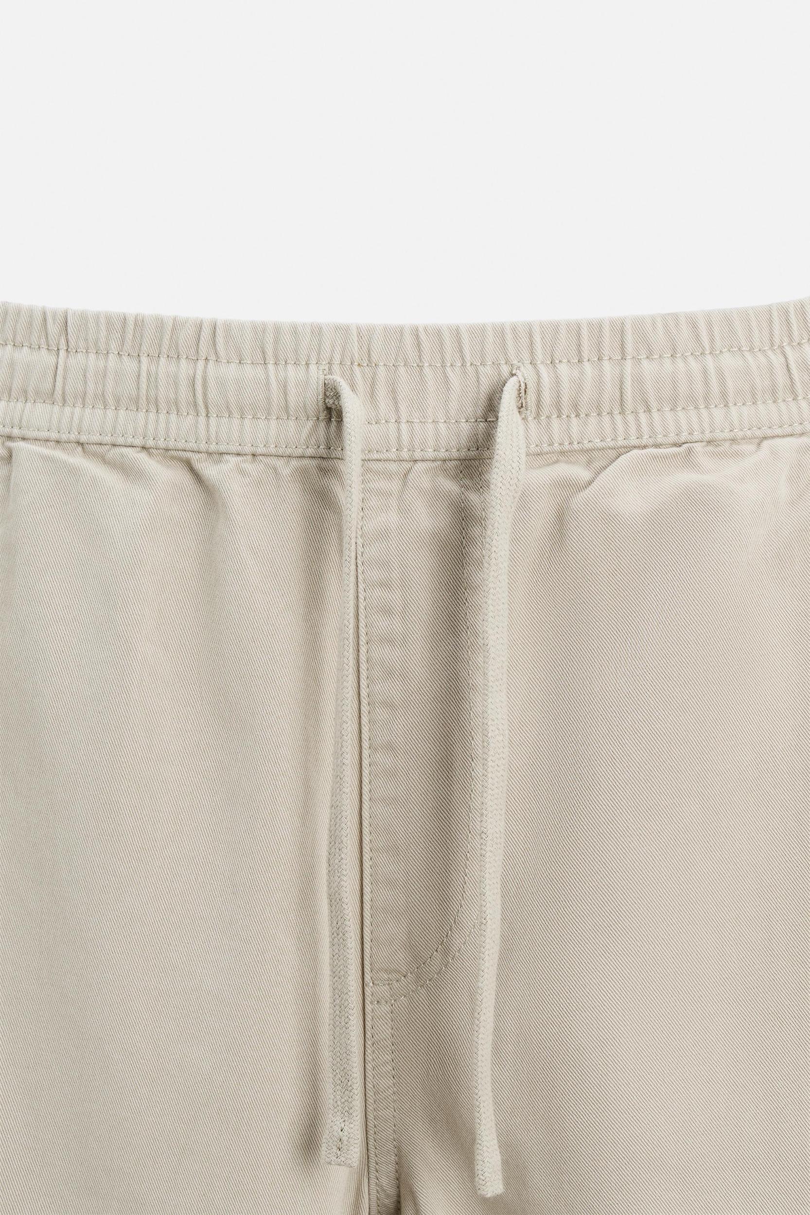 WASHED JOGGER WAIST PANTS Product Image