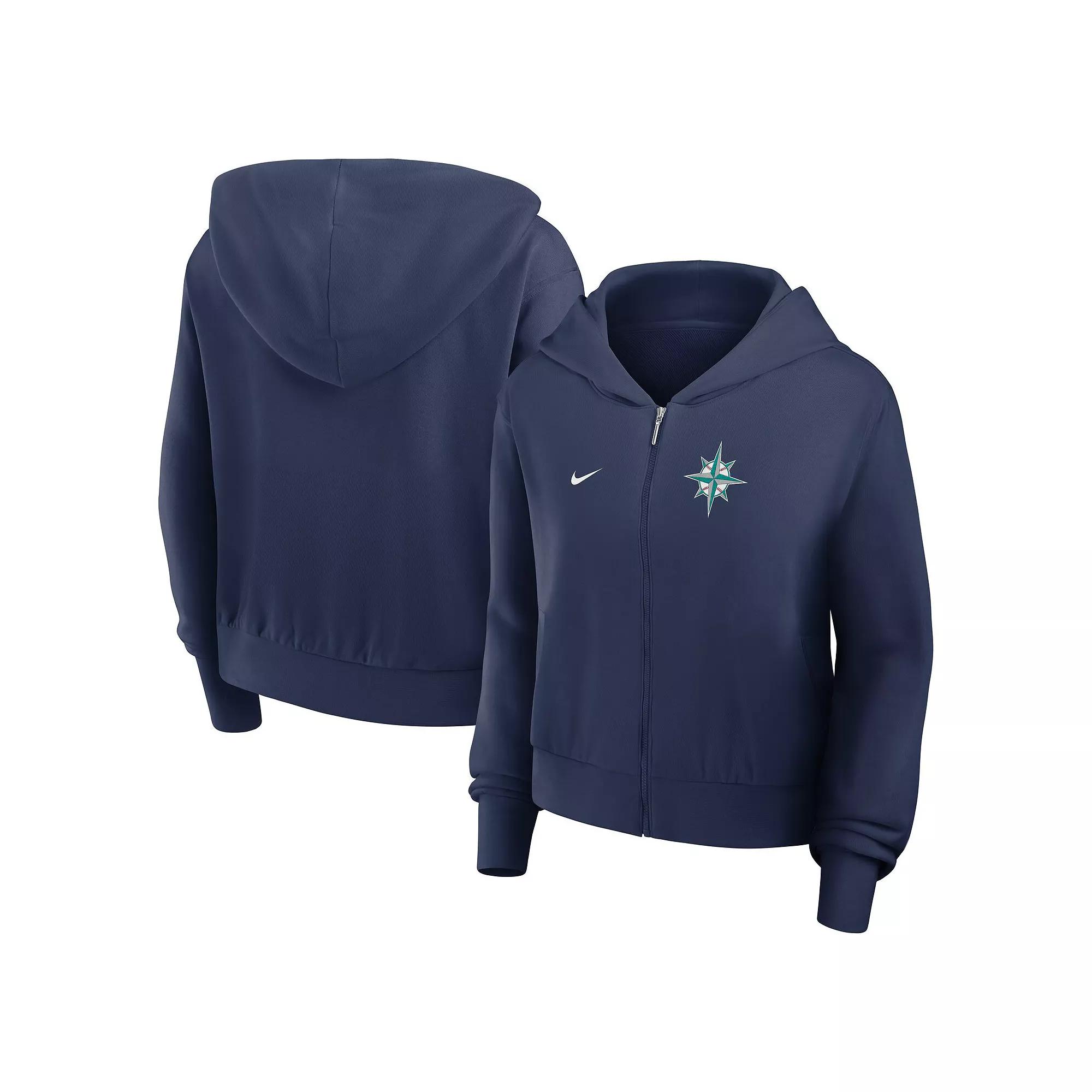 Women's Nike Navy Boston Red Sox Lightweight Full-Zip Hoodie,  Product Image