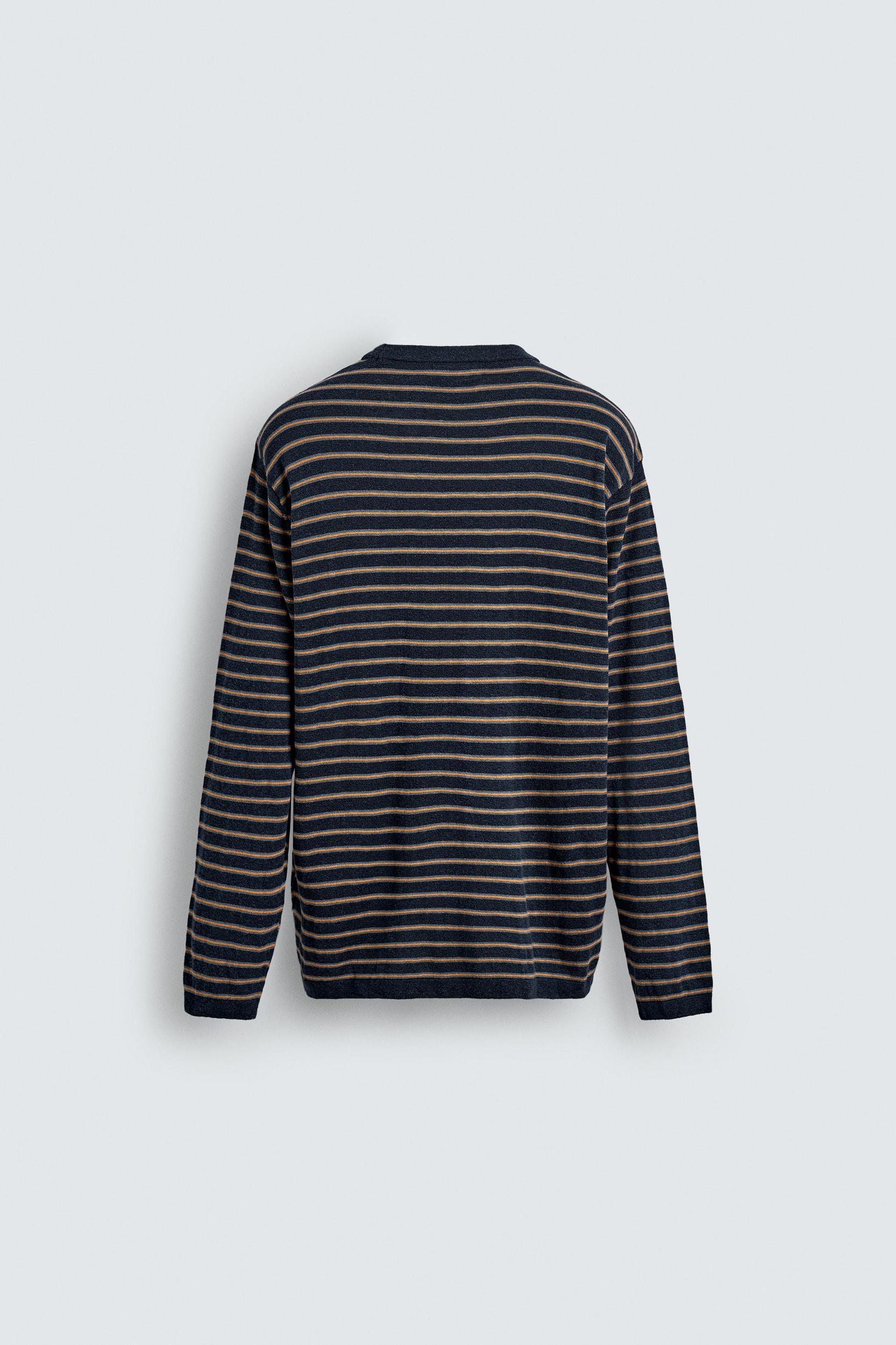 STRIPED JACQUARD SWEATER Product Image