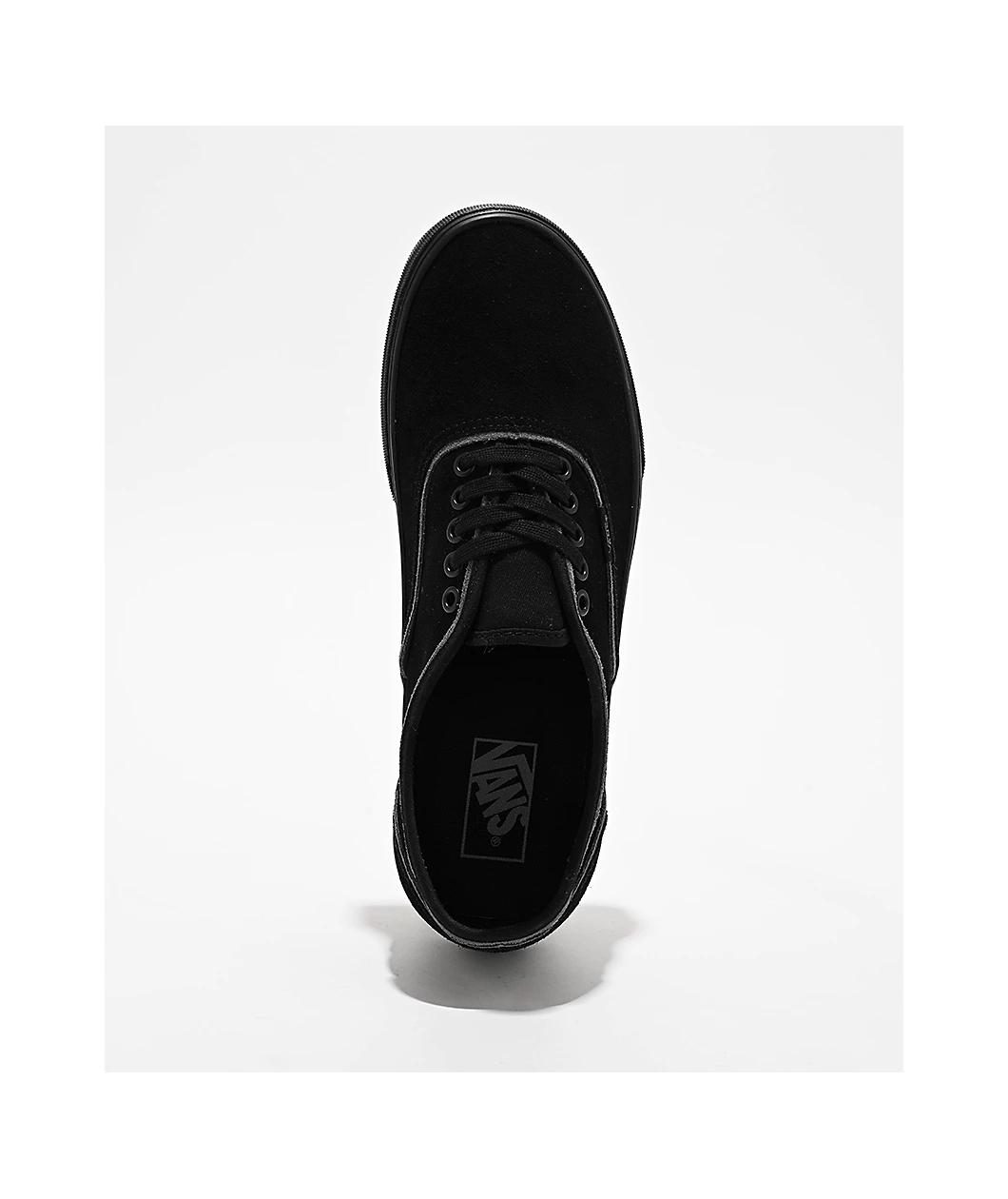 Vans Authentic Silver Black & Grey Skate Shoes Product Image