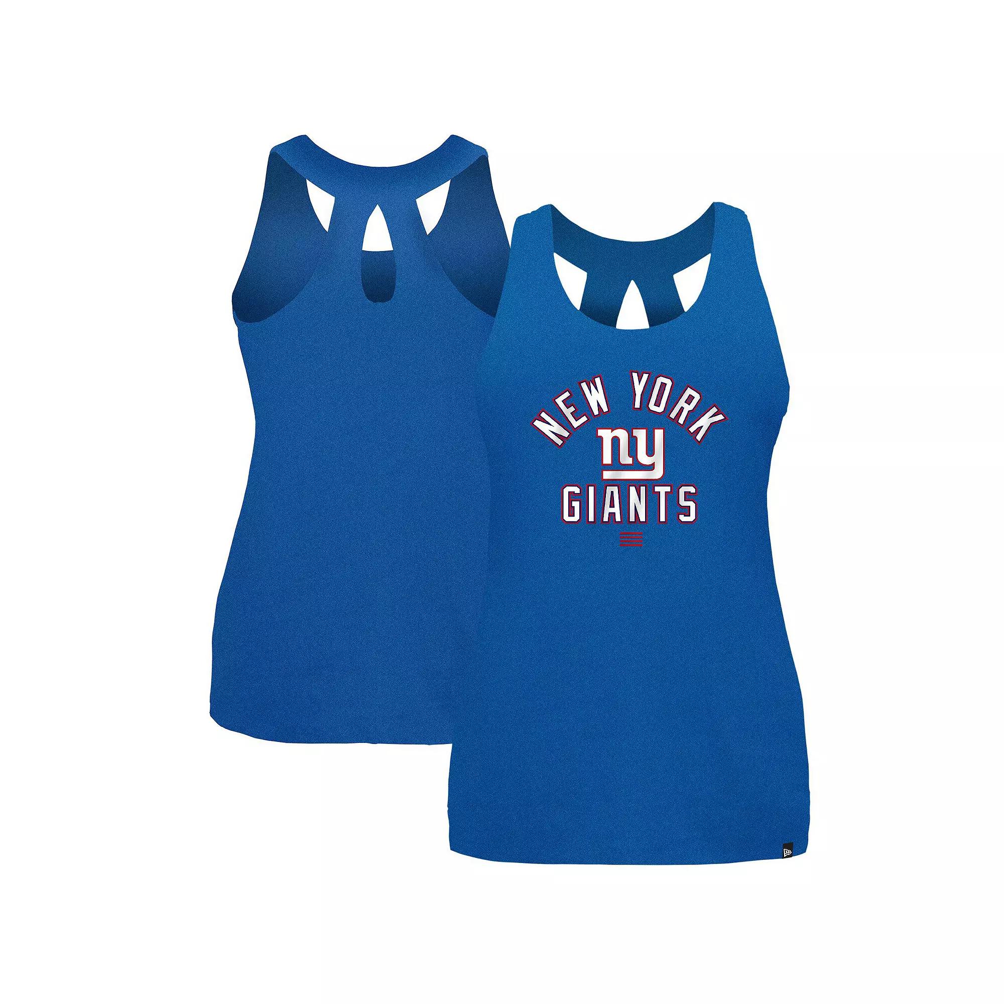 Women's New Era Royal New York Giants 2024 NFL Training Camp Tank Top,  Product Image