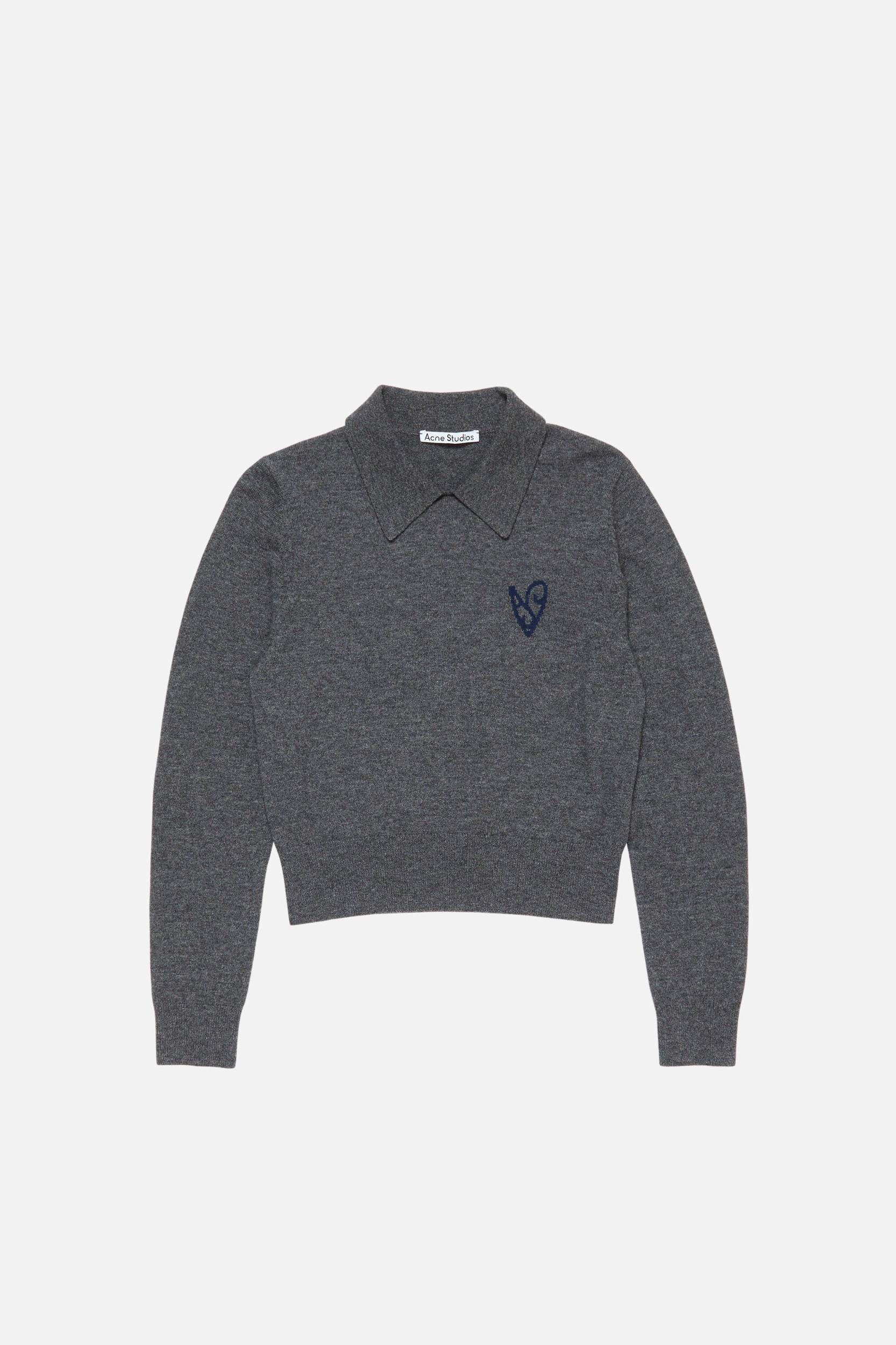 Yak wool polo sweater Product Image