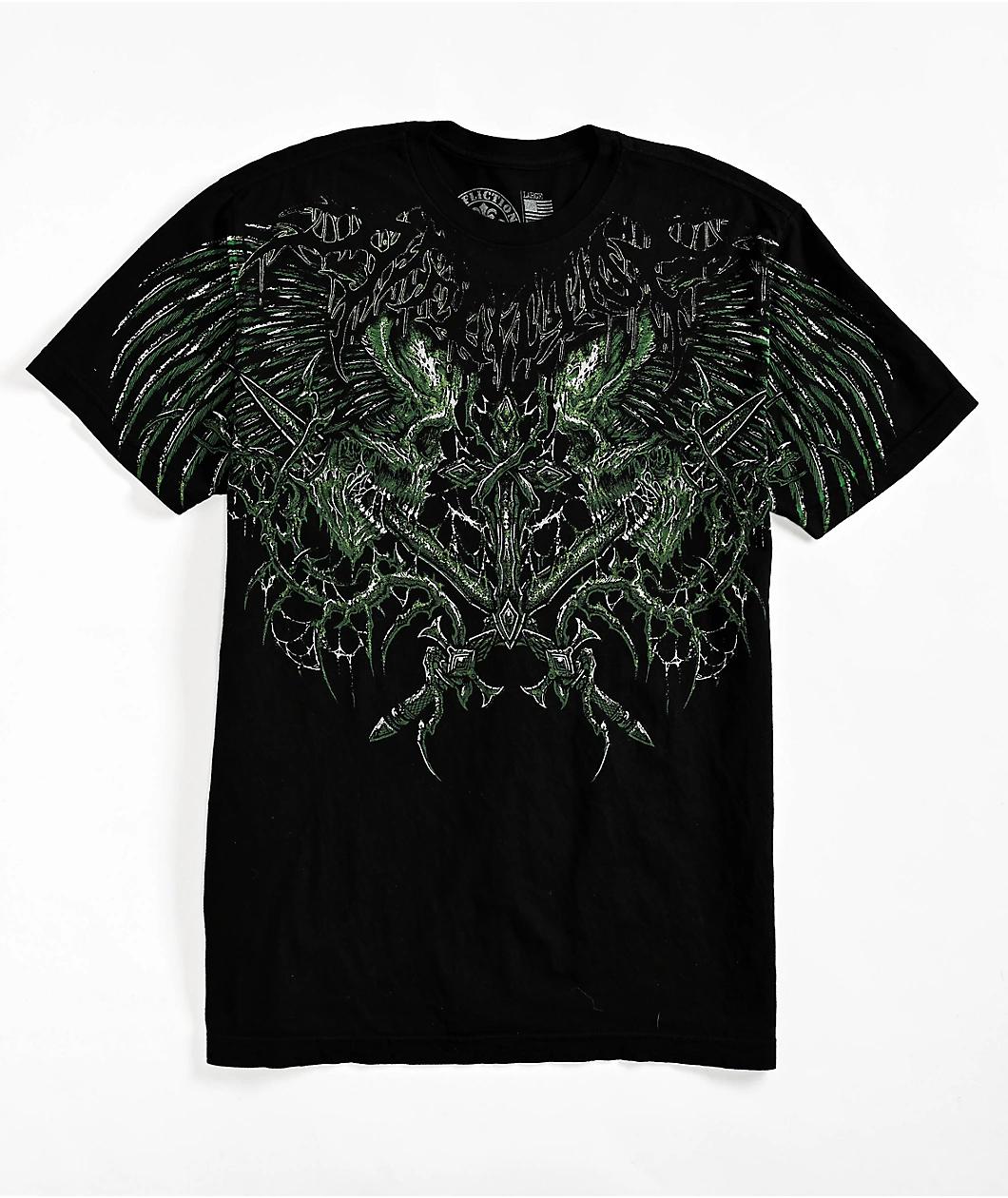 Affliction Toxic Wrath Black T-Shirt Product Image
