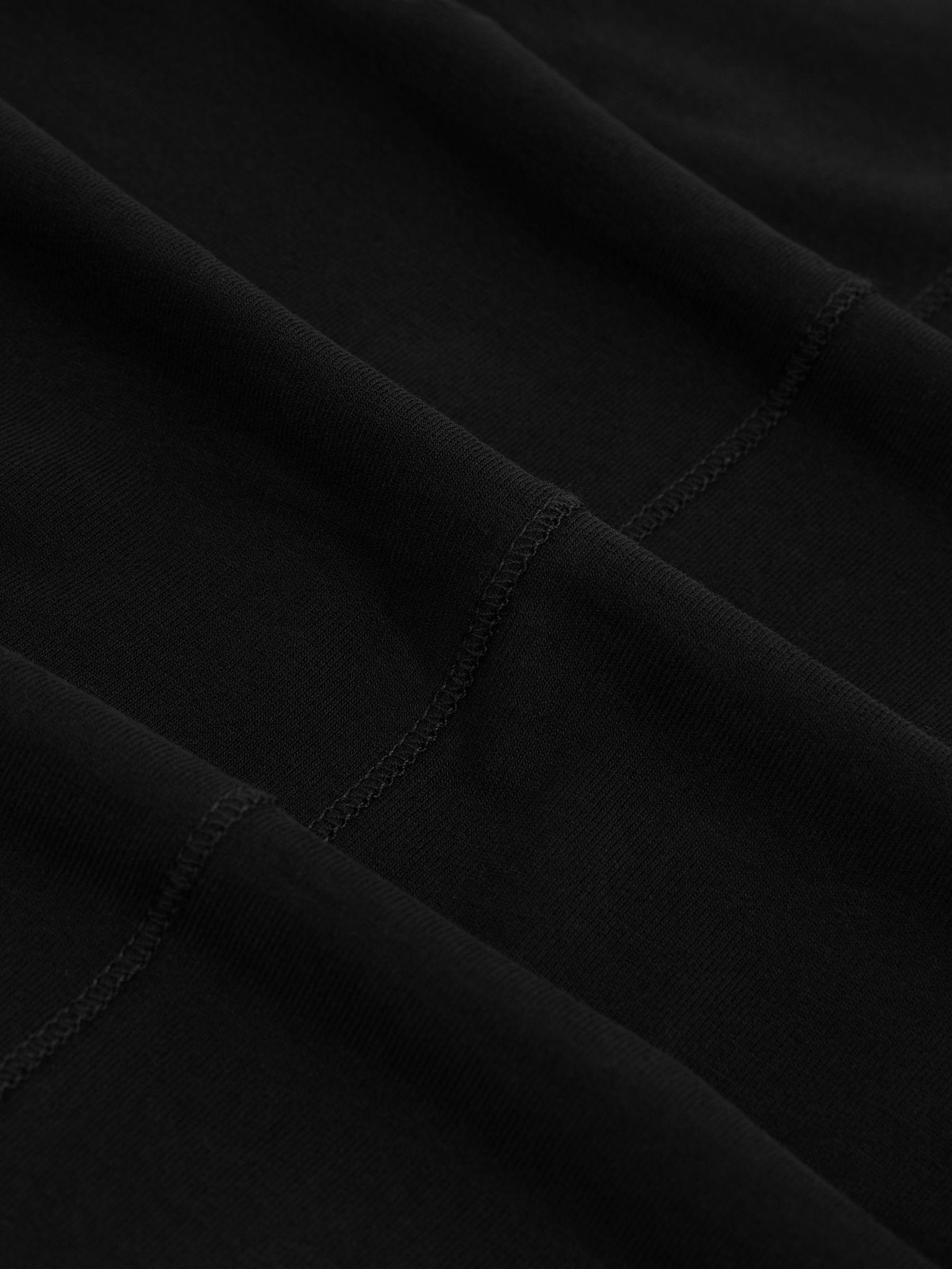 Stretch-Cotton Crew-Neck T-Shirt in Black Product Image