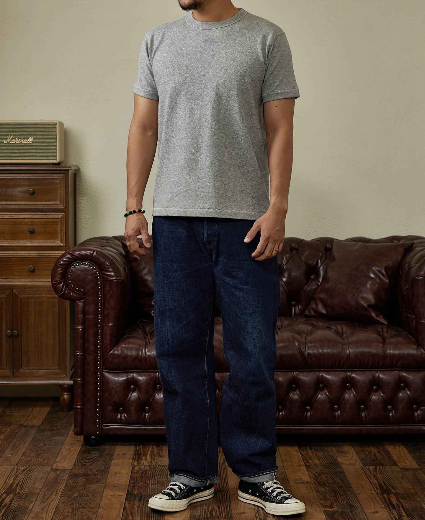 Loopwheel Tubular Athletic T-Shirt - Gray Product Image