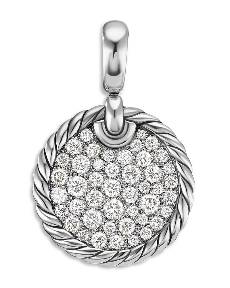 David Yurman Sterling Dy Elements Pave Diamond Pendant Product Image
