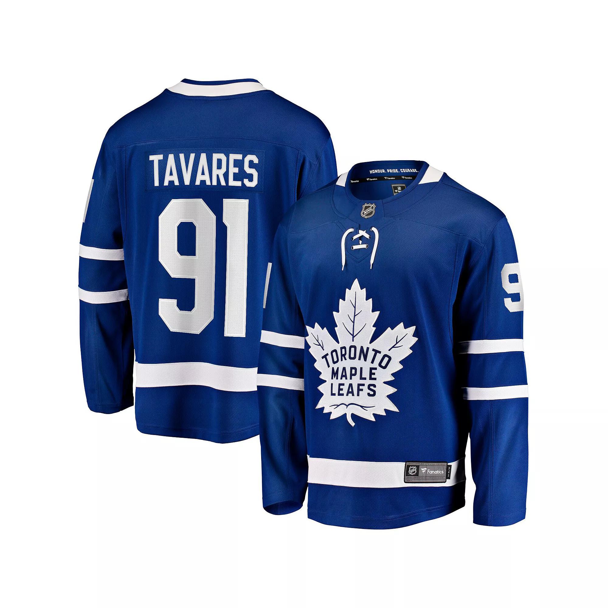 Men's Fanatics John Tavares Blue Toronto Maple Leafs Home Breakaway Player Jersey, Size: 4XL, Mpl Blue Product Image