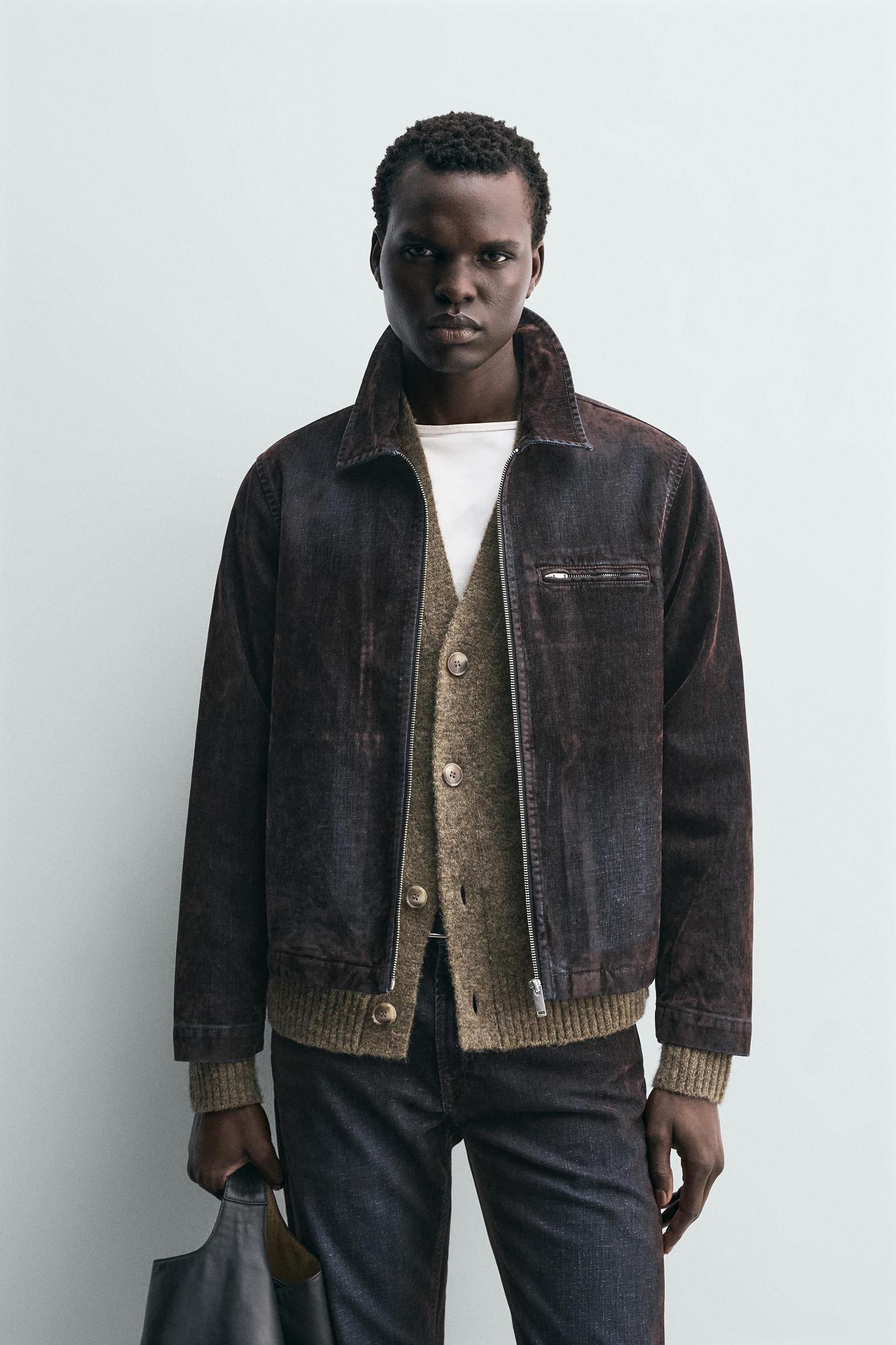 FLOCKED VELVET JACKET Product Image