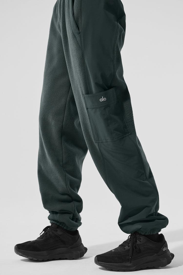 Polar Fleece Wintry Mix Pant - Charcoal Green Product Image
