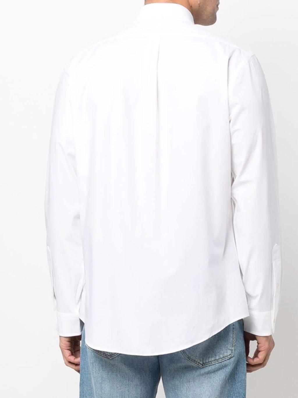 POLO RALPH LAUREN Long Sleeve Sport Shirt Clothing In White Product Image
