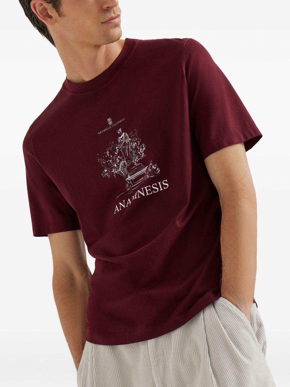 graphic-print cotton T-shirt Product Image