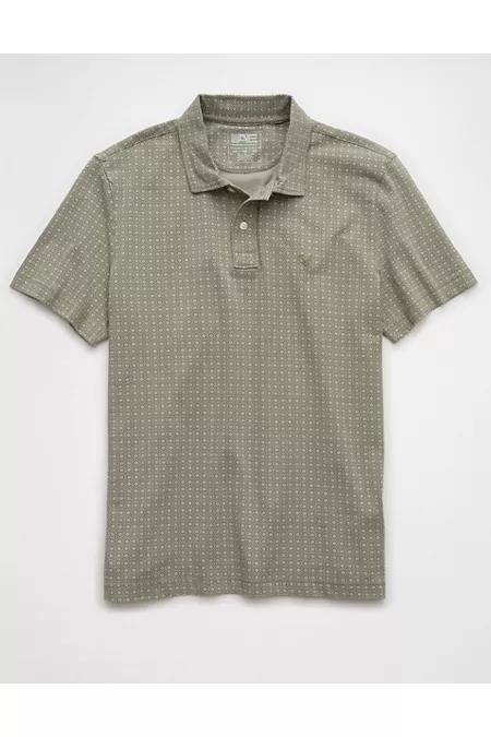 AE 24/7 Club Logo Printed Polo Shirt Men's Product Image