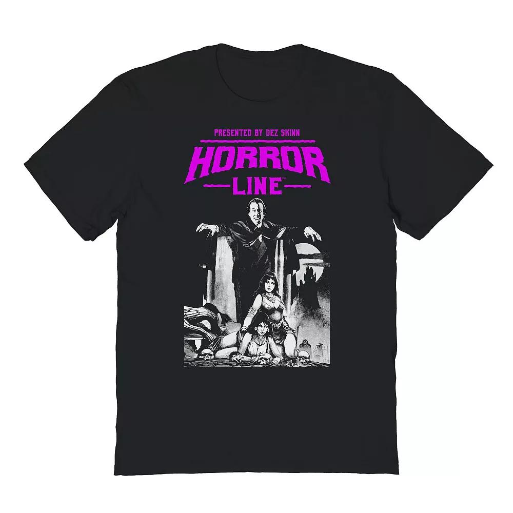 Men's Horror Line Dracula Graphic Tee, Size: Large, Black Product Image
