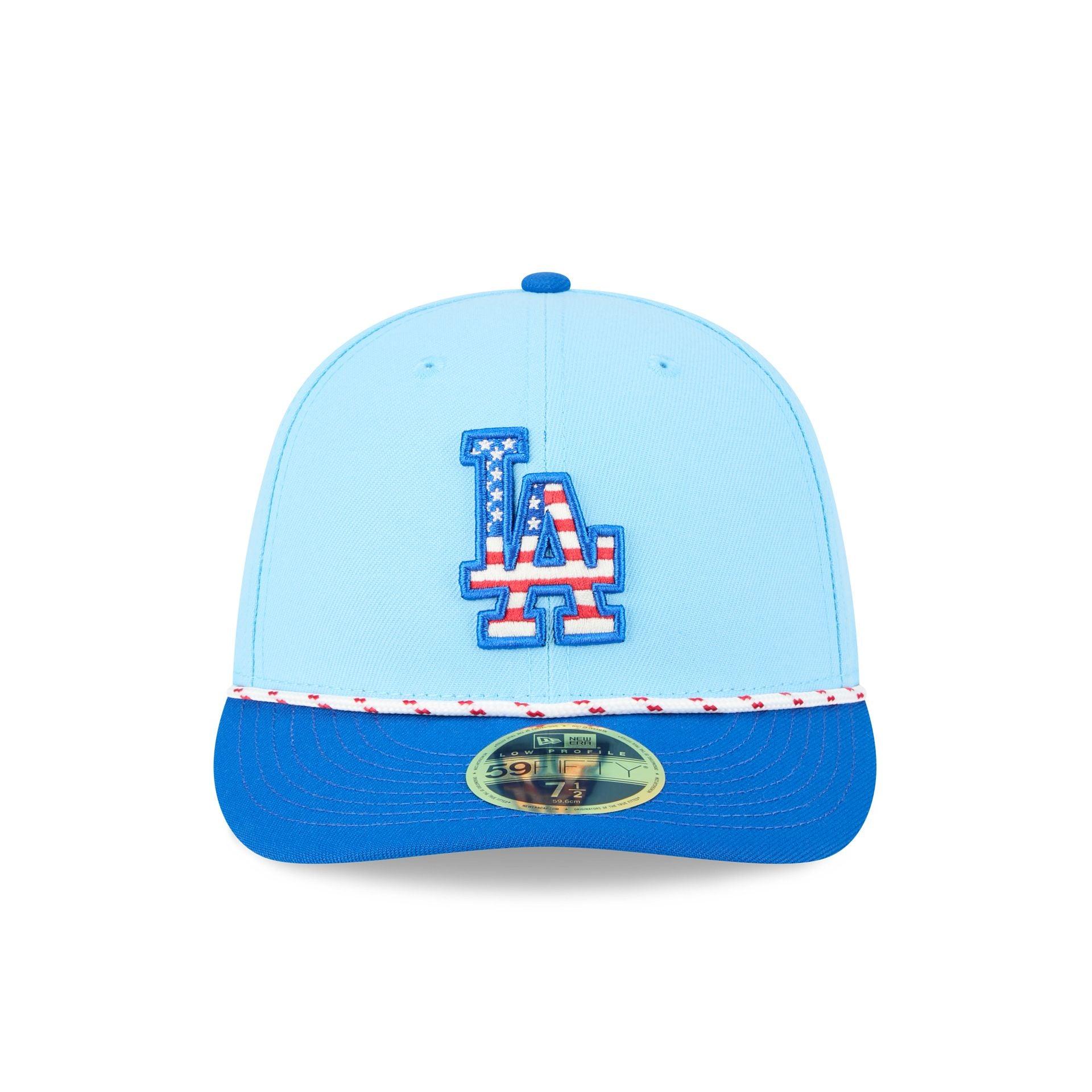 Los Angeles Dodgers Independence Day 2025 Low Profile 59FIFTY Fitted Hat Male Product Image