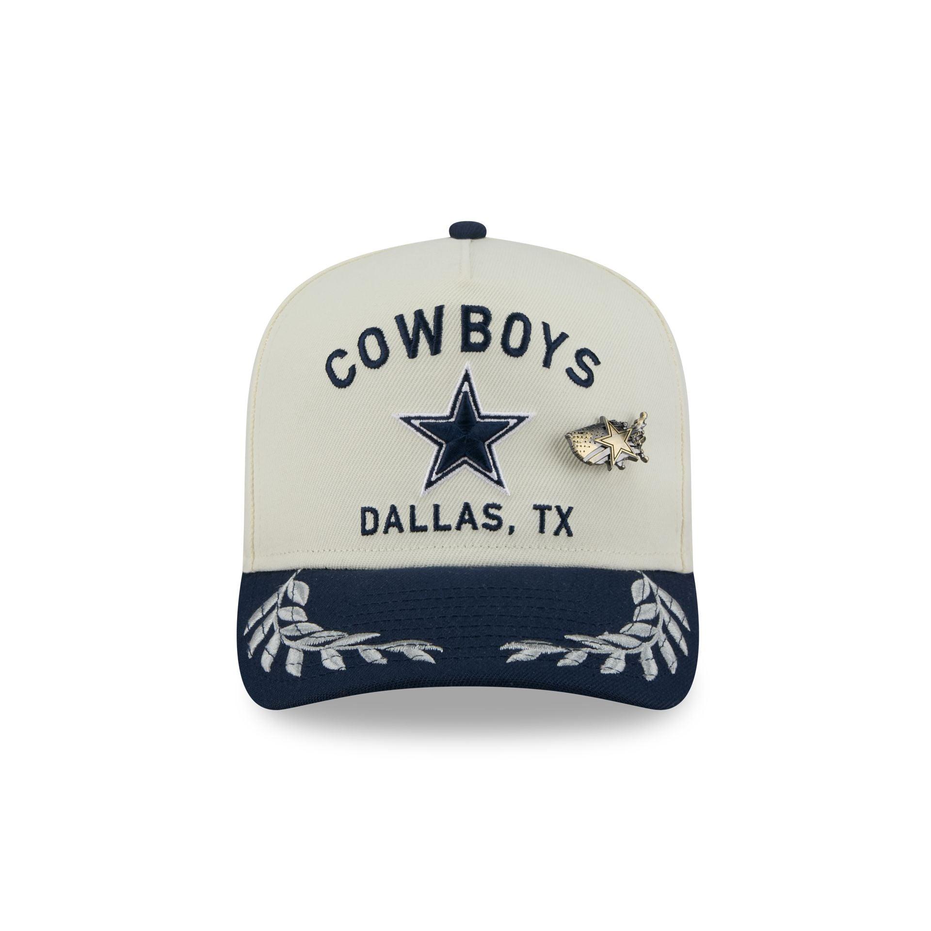 Dallas Cowboys 2025 Draft Chrome White 59FIFTY A-Frame Fitted Hat Male Product Image