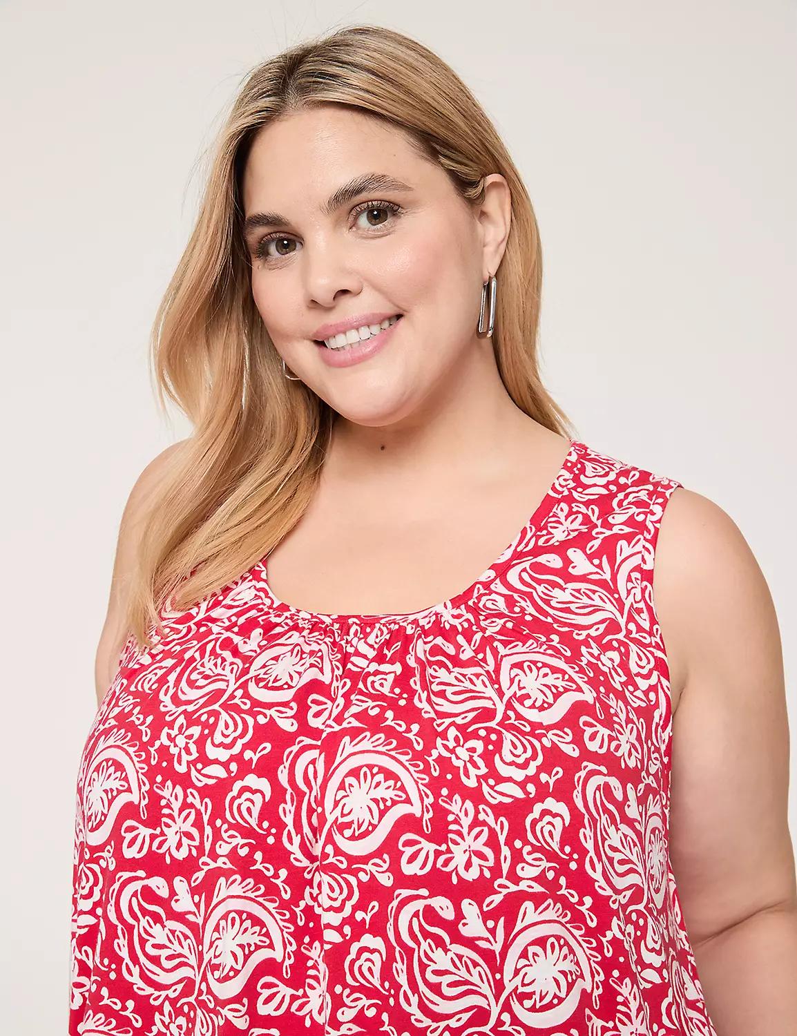 Swing Scoop-Neck Tank Dress Product Image