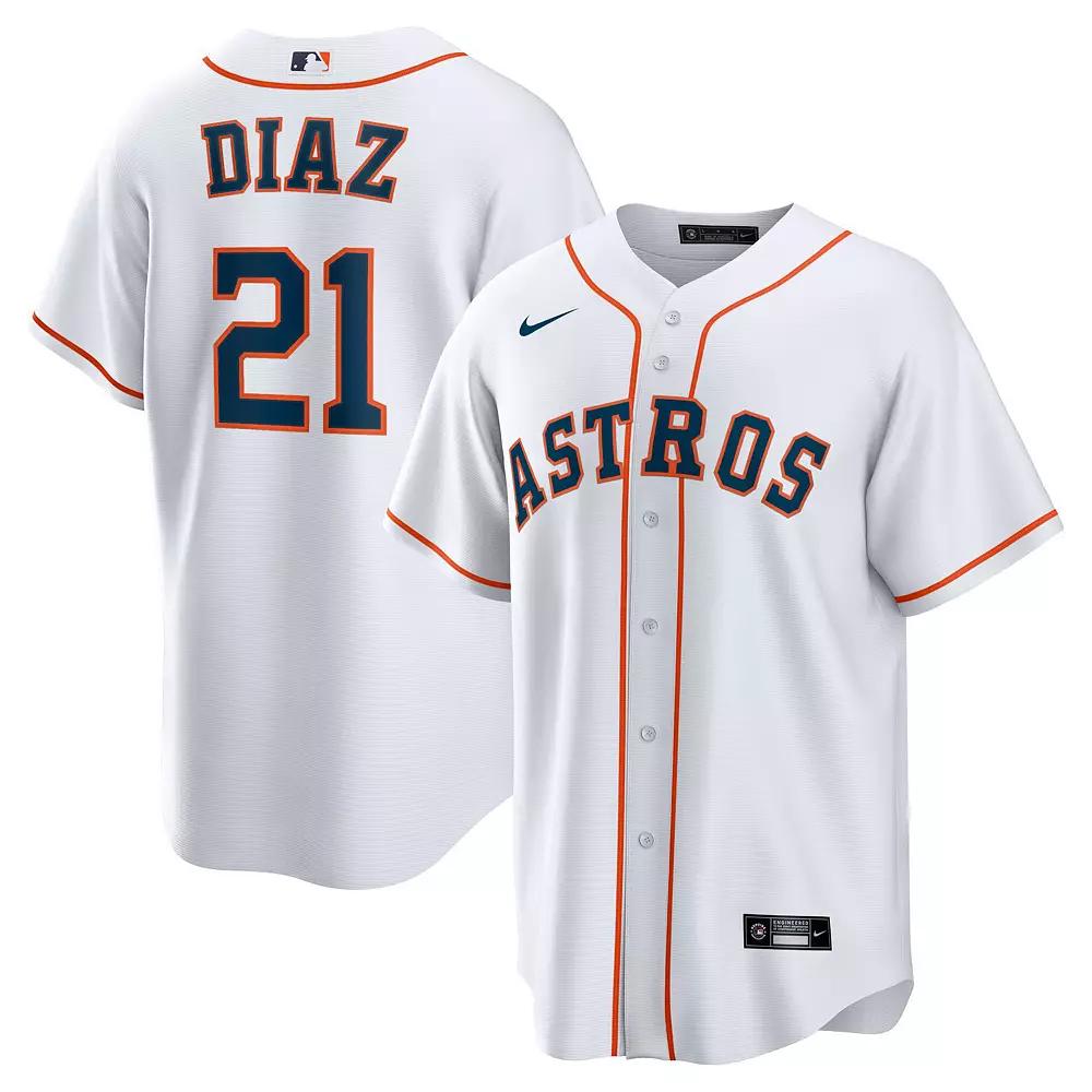 Yainer Diaz Houston Astros Nike Mens MLB Replica Jersey | T770HUWHHU7-U64 Product Image