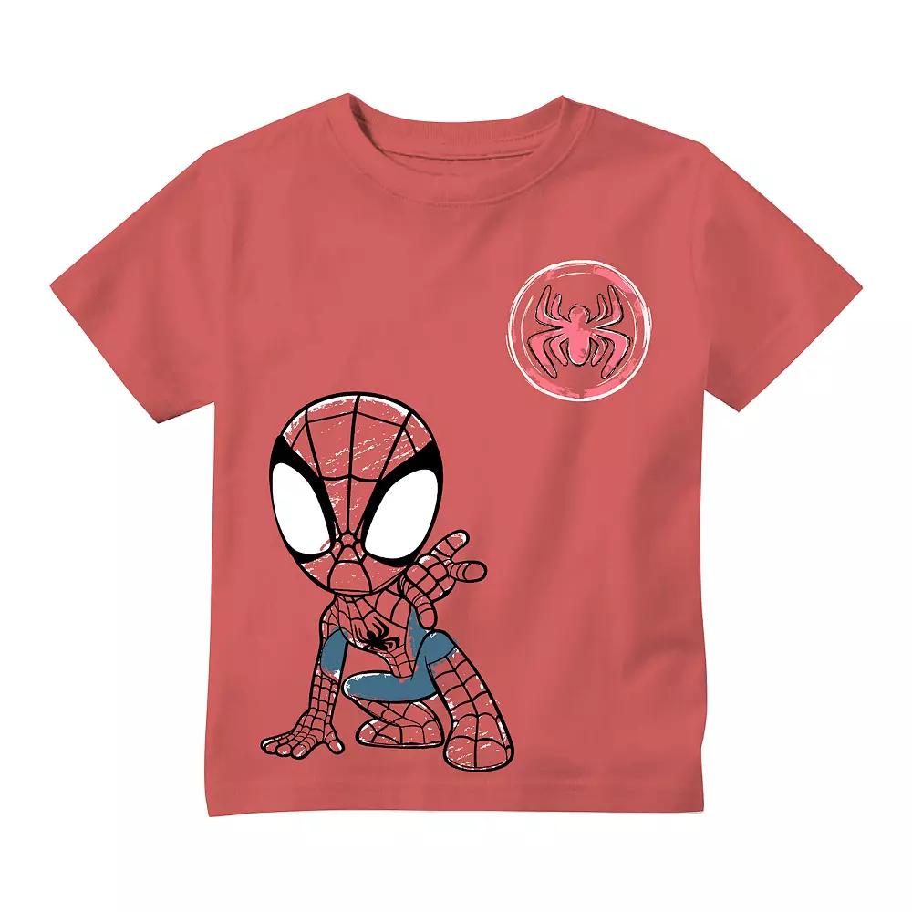 Baby & Toddler Boy Jumping Beans® Short Sleeve Spider-man Graphic Tee, Toddler Boy's, Size: 3T, Red Product Image