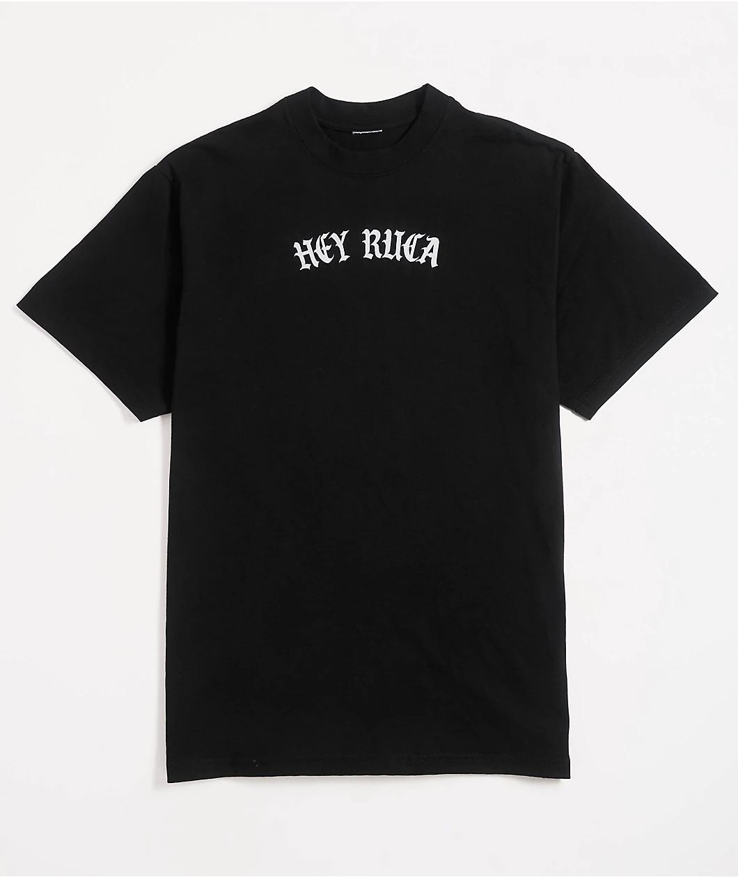 Hey Ruca Tears N Gears Black T-Shirt Product Image