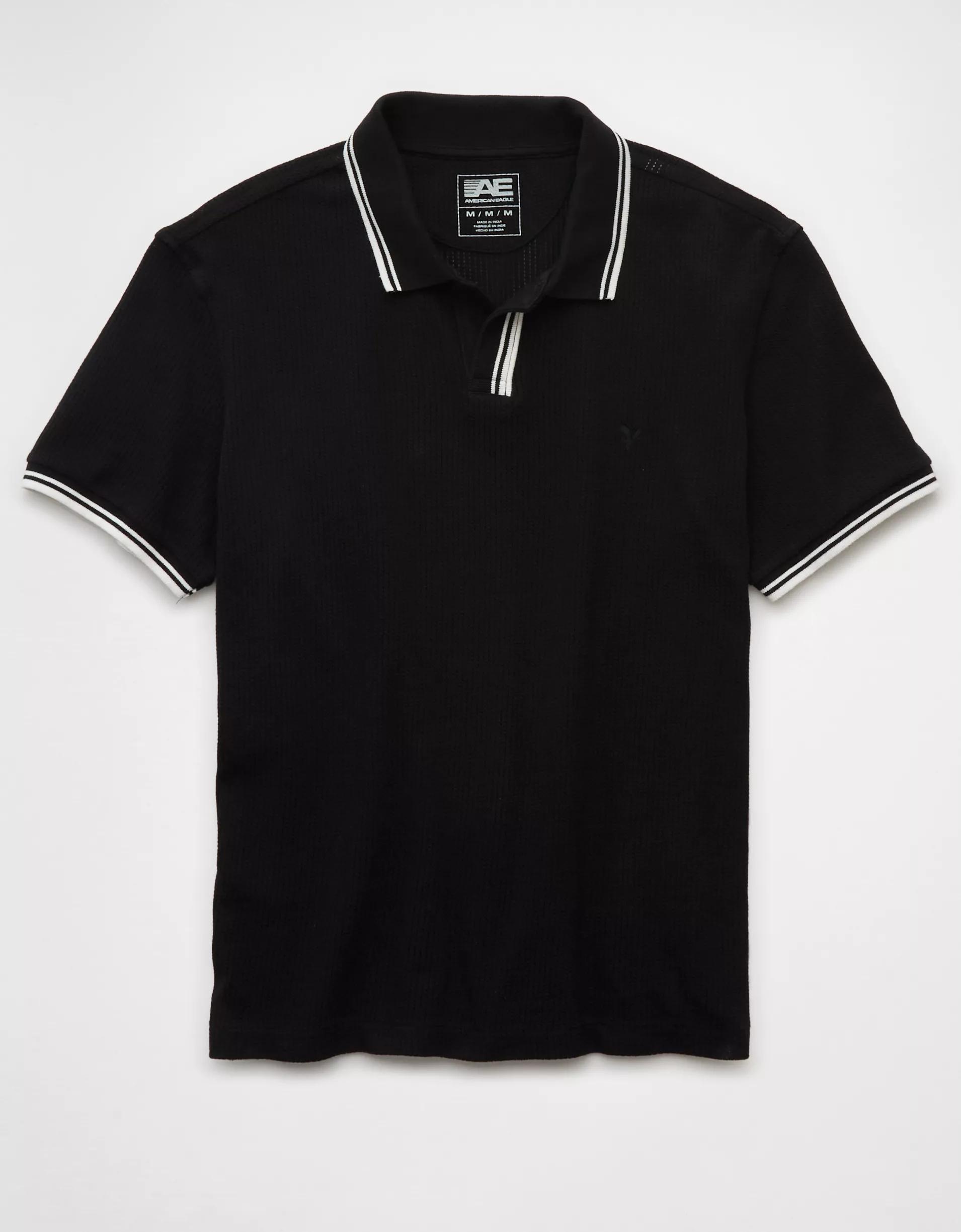 AE 24/7 Mesh Polo Shirt Product Image
