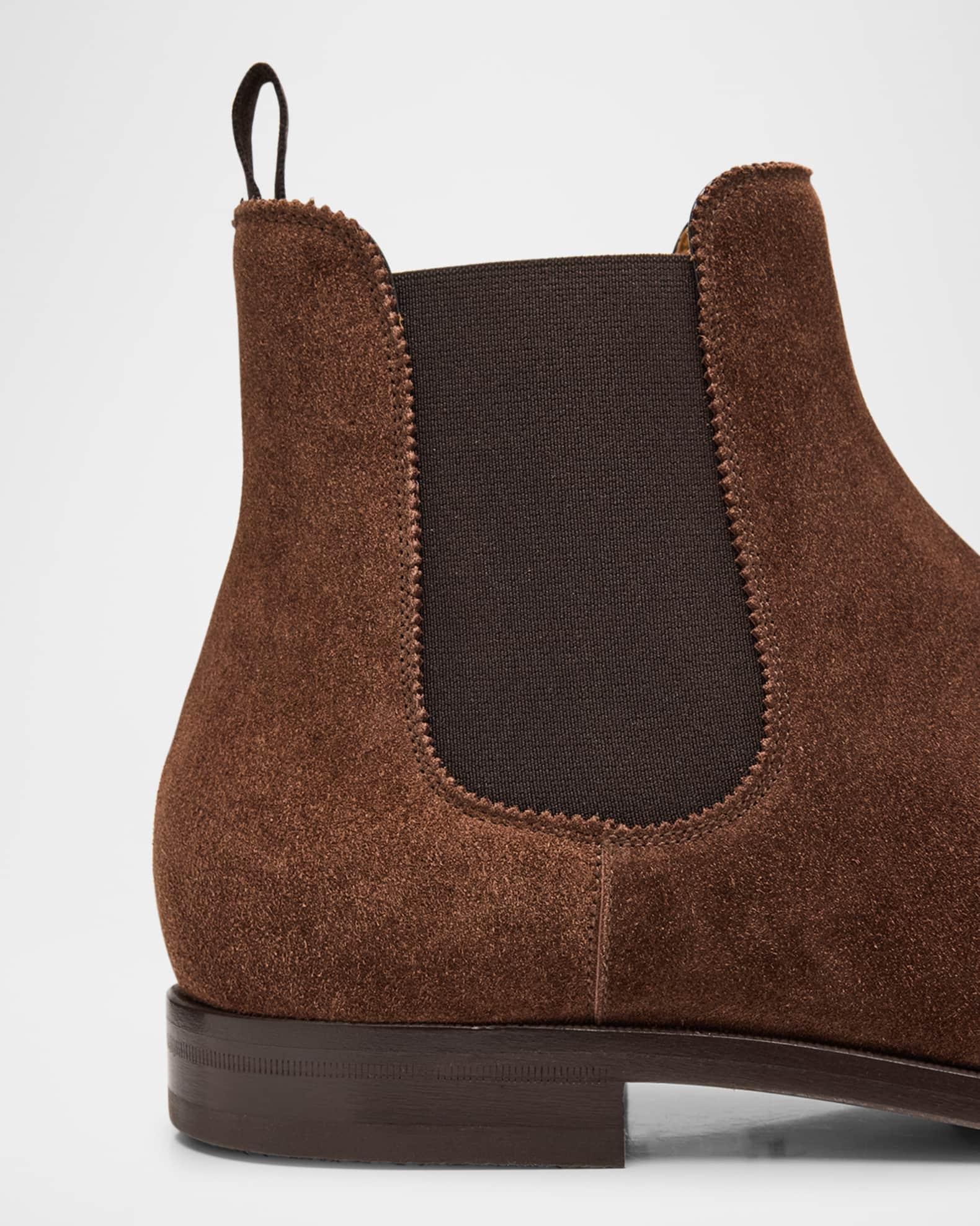Men's Grantly Suede Mid-Cut Chelsea Boots Product Image