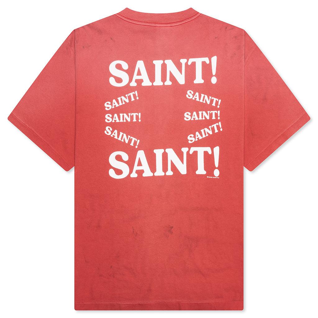 Saint! S/S Tee - Red Male Product Image