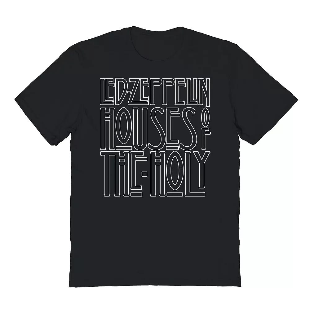 Men's Led Zeppelin Houses of Holy Graphic Tee, Size: Small, Black Product Image