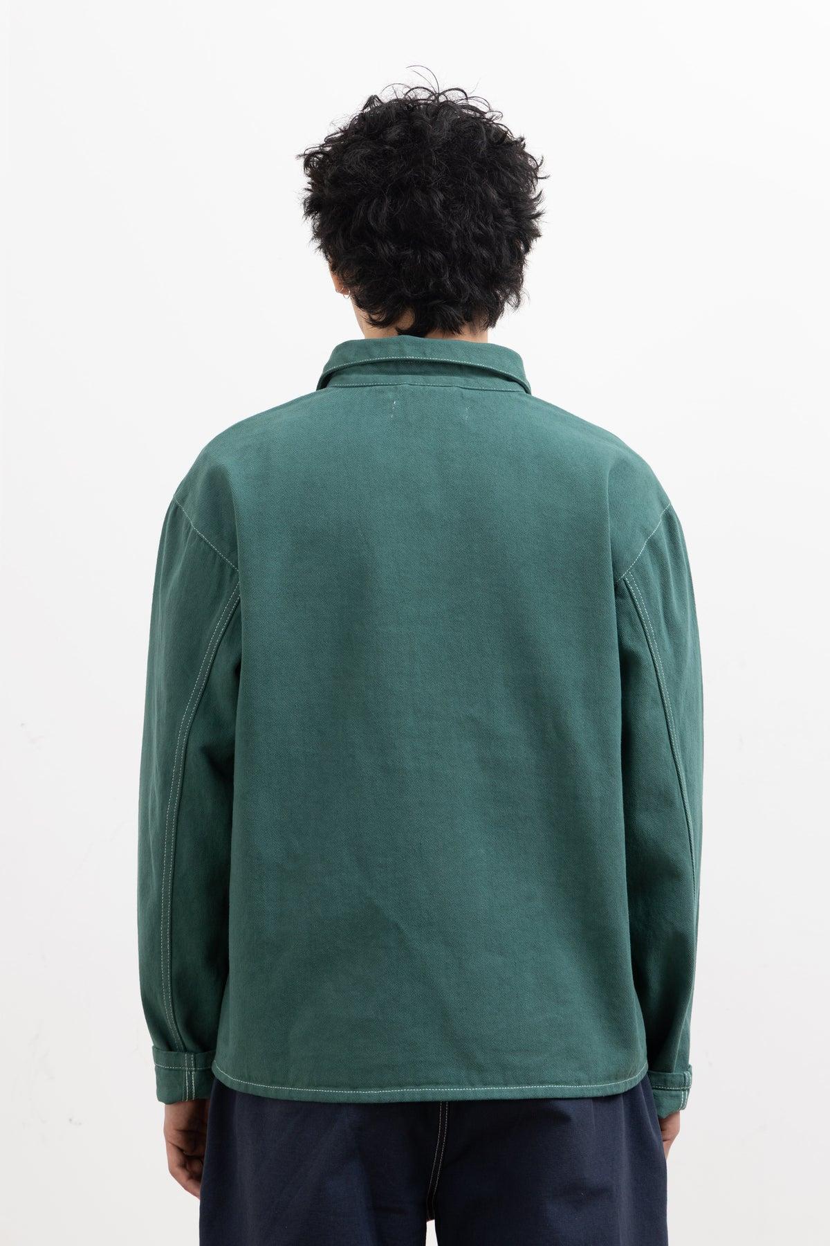 Blacksmith - Twill Two Button Popover - Evergreen Product Image