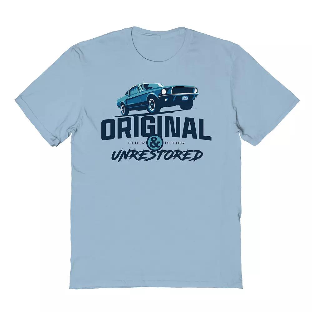 Men's Original & Unrestored Graphic Tee, Size: XXL, Light Blue Product Image