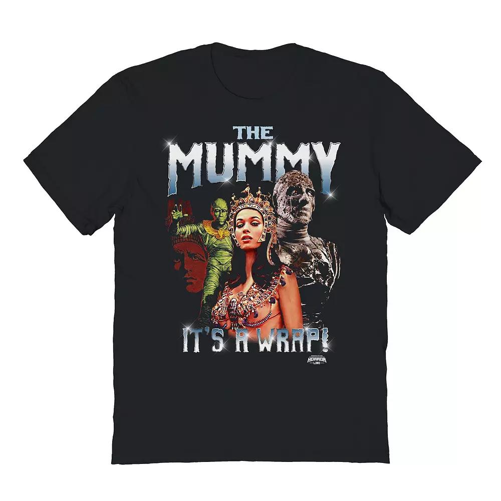 Men's The Mummy Wrapped Horror Graphic Tee, Size: Small, Black Product Image