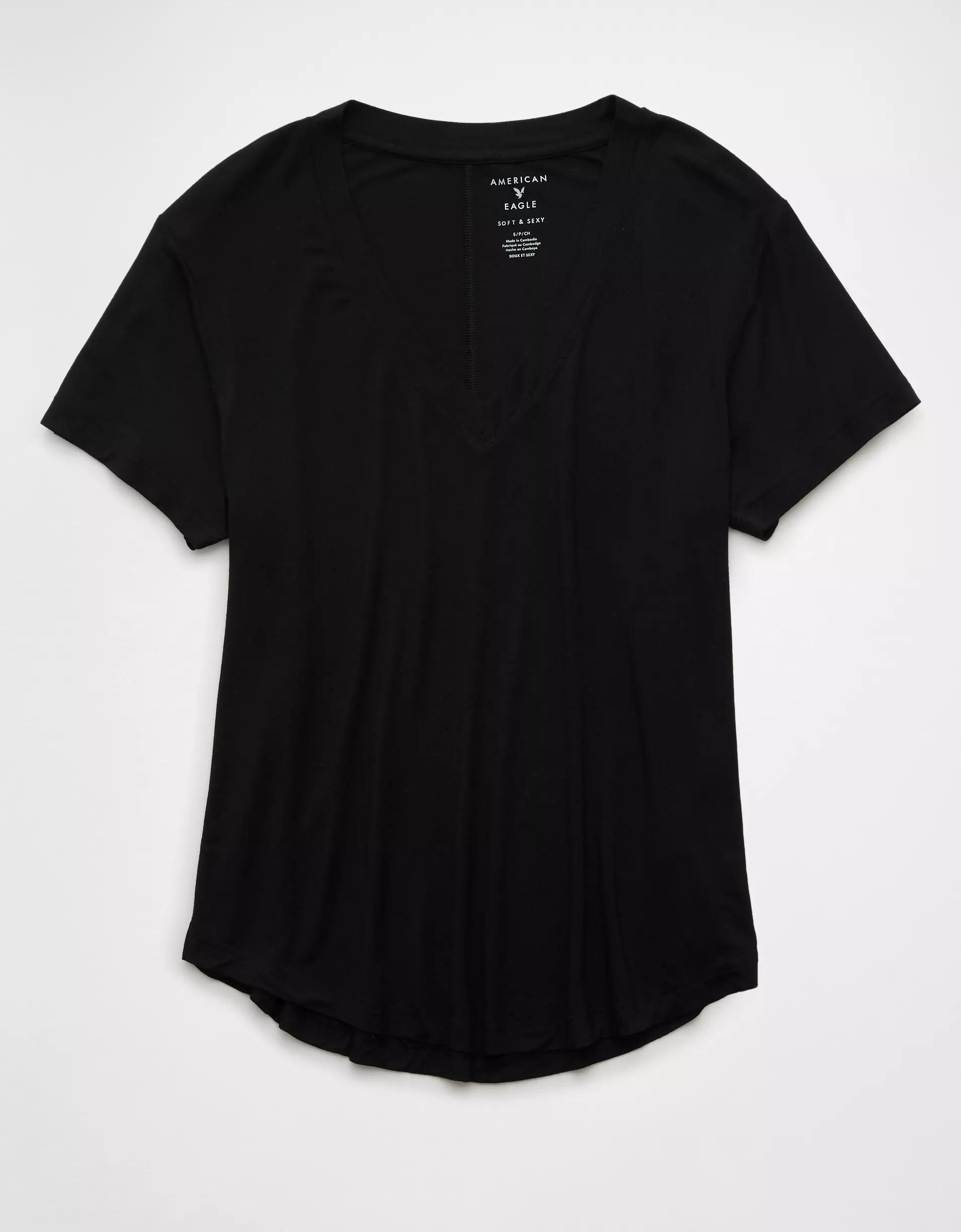 AE Soft & Sexy V-Neck T-Shirt Product Image