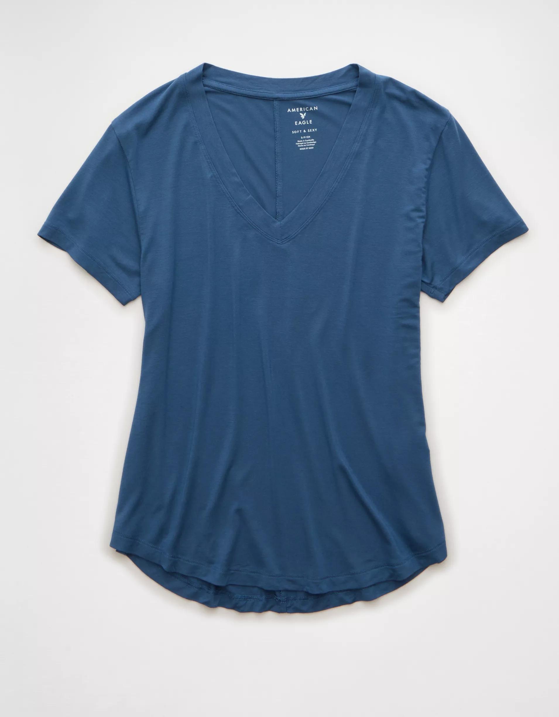 AE Soft & Sexy V-Neck T-Shirt Product Image