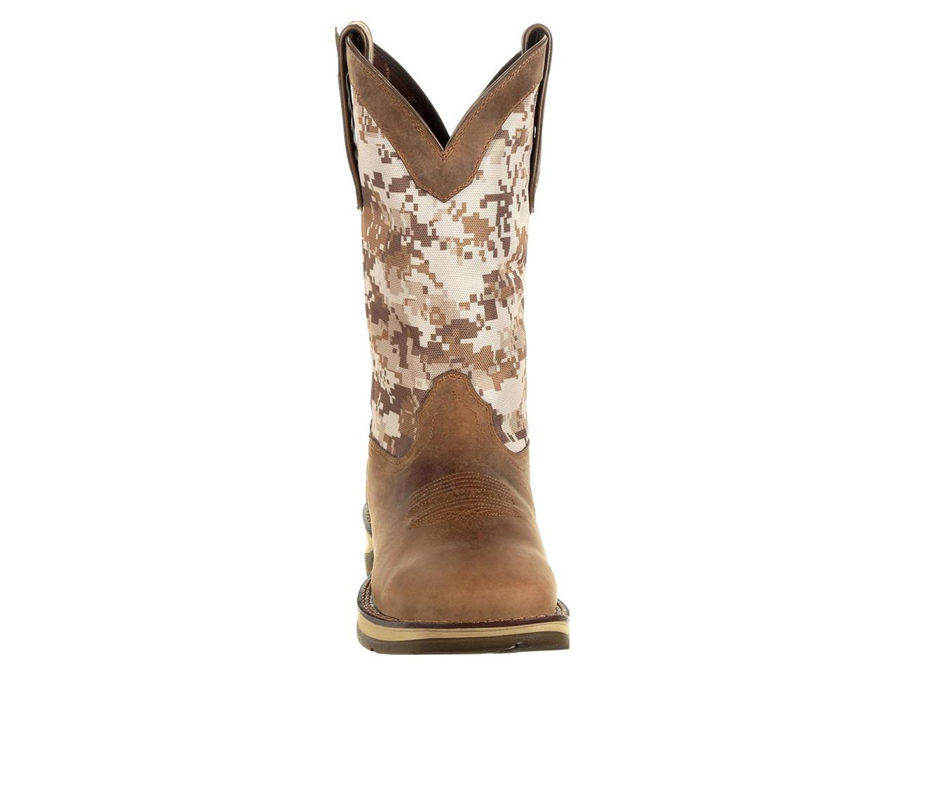 Men's Durango Rebel Desert Camo Pull-on Western Cowboy Boots Product Image