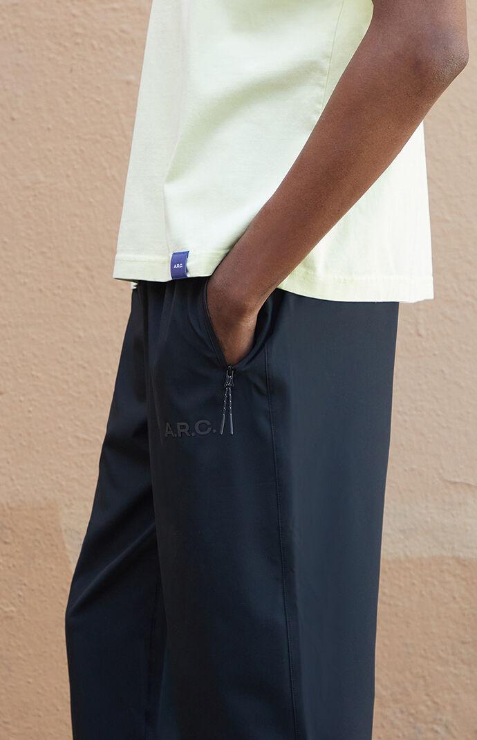 Active Black Nylon Jogger Sweatpants Product Image