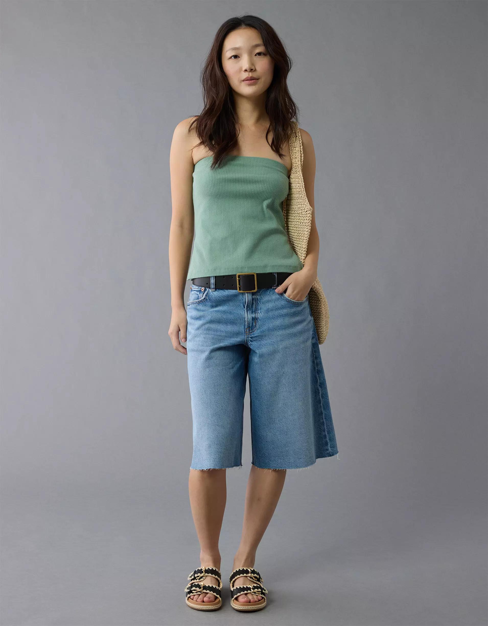 AE Main Squeeze Side Slit Tube Top Product Image