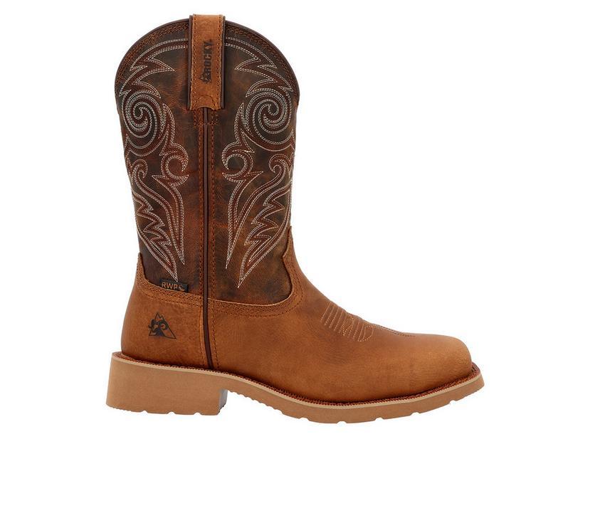 Men's Rocky Monocrepe Western Work Boots Product Image