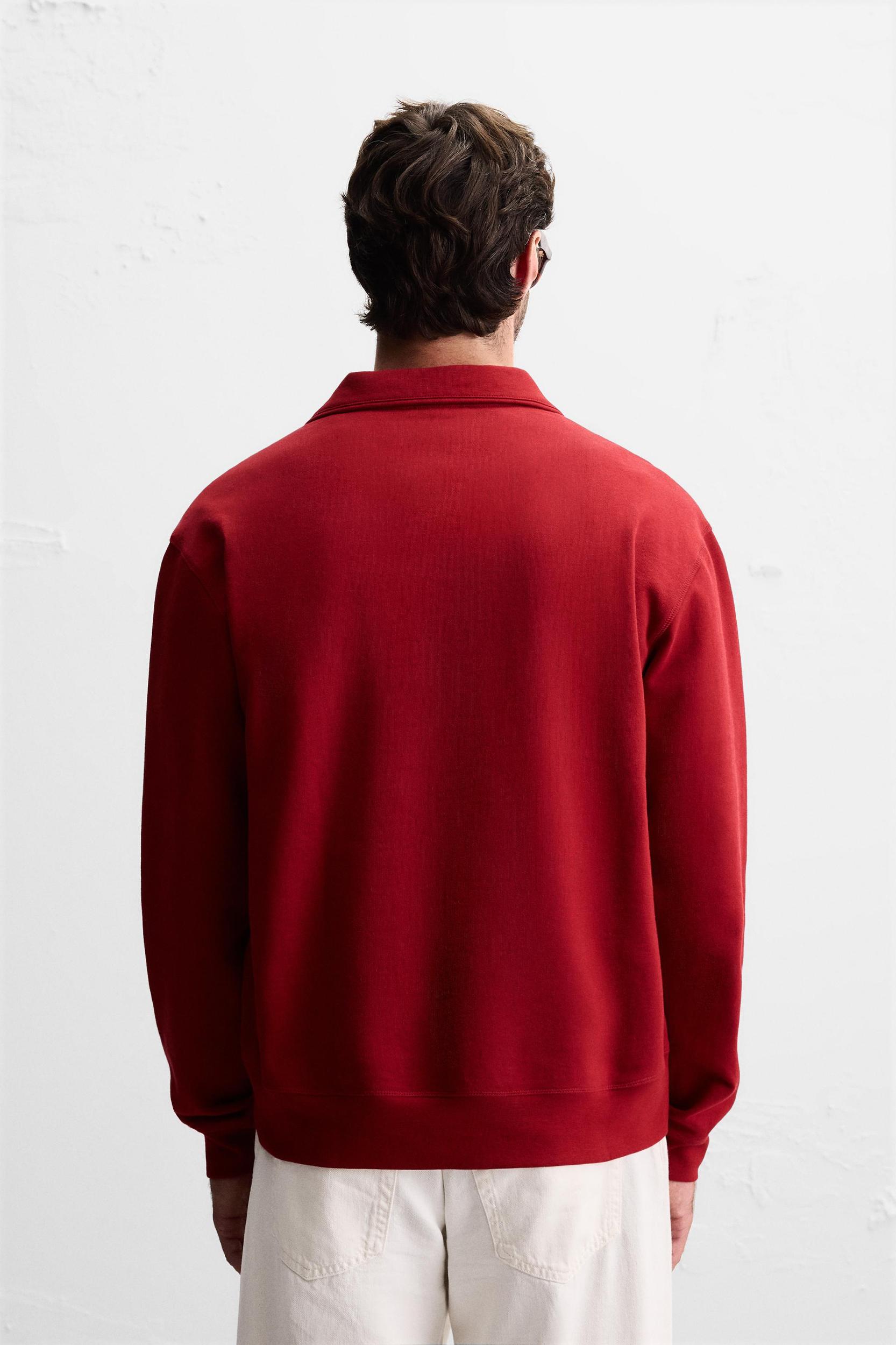 BASIC QUARTER-ZIP SWEATSHIRT Product Image